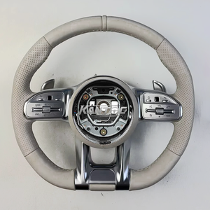 พวงมาลัยหนังปรับแต่งได้สำหรับ W203 W204 Mercedes Benz <span class=keywords><strong>AMG</strong></span> W205 W211 W212 W213 W221 <span class=keywords><strong>W124</strong></span> W176 W177คลาส C E S - Product Image 2