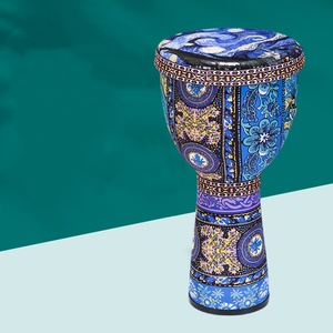 Tambour africain de 8/10 pouces en ABS/PVC pour enfants, instrument de percussion, djembé, tambour à main - Product Image 2