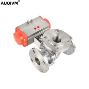 Vanne à boisseau sphérique manuelle monobloc en acier inoxydable (SS304/SS316) avec filetage NPT pour eau, huile, gaz - Modèle 10062501 Pneumatique - Product Image 2