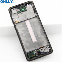 Super Amoled Incell para Samsung A22 4G Lcd pantalla Original con marco A23 A24 A25 A32 A33 A34 A52 A53 A54 A55 LCDS