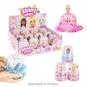 Hot Sale Shiny Dress <b>Crystal</b> Clay Skirt DIY Slime Children's Educational Toys Decompression Toys - Product Image 4