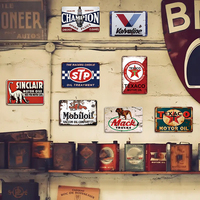 Personalizado 20*30cm Vintage Retro garaje signos coche decorativo placas de Metal motocicleta aceite cartel placa con precio al por mayor