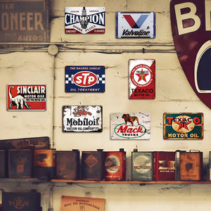 Custom 20*30cm <span class=keywords><strong>Vintage</strong></span> Retro Garagem Sinais Carro Placas De Metal Decorativas Motocicleta Placa De Cartaz De Óleo com Preço De Atacado - Product Image 6