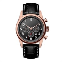 Montre automatique pour hommes Calendrier semaine mois Calendrier perpétuel Montre vintage étanche multifonctionnelle pour hommes montres mécaniques