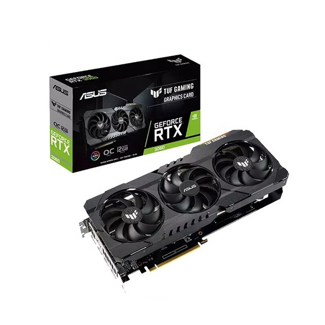 Used ASU'S TUF Gaming GeForce RTX 3060 OC Edition Graphics Card with 12GB GDDR6 192-bit Memory