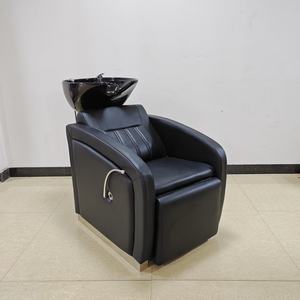 Chaise de lavage de cheveux classique avec bol, mobilier de massage confortable pour salon de coiffure, lit de lavage, salon de coiffure - Product Image 5