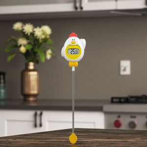 Termómetro Digital de Cocina con Diseño de Dibujos Animados, Termómetro para Carne Fácil de Usar para Niños, para Cocinar en Casa - Product Image 1