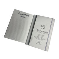 Carnets en cuir en gros, personnalisables avec logo, nouveau style, estampage à chaud, format A5, en carton/carton duplex