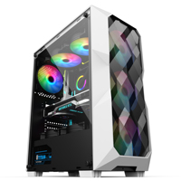 AntarcChill PC Cooling Server Case Cor Sair ATX Chassis Water Cooling White/Black 120mm Fans Gaming Computer Case