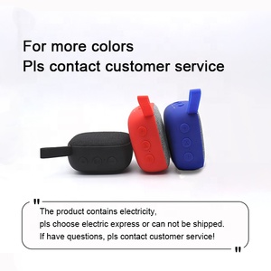Outdoor Subwoofer <strong>Mini</strong> Portable Wireless <strong>Speaker</strong> Bass <strong>Speaker</strong> With Led Flashing Colorful Metal Battery Usb Plastic RGB 2 Hours - Product Image 4