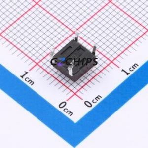 SMG-01-H043A1 Tactile Switch DIP-4P,6x6mm Switch Single Pole Single Throw Round Button 2.5N 6mm - Product Image 2