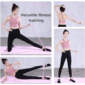 Bande de Résistance Légère en Forme de 8 pour Femme, en TPE Élastique, pour Fitness, Yoga, Corde de Traction et Bande d'Étirement Dorsal - Product Image 6