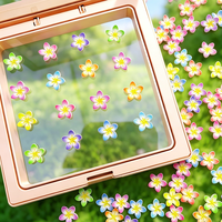 50 pièces de décorations florales pour ongles en résine, fleurs de Plumeria, accessoires pour ongles, fleurs de Frangipanier, pour l'été