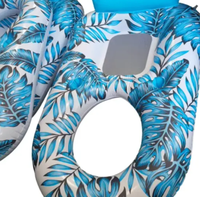 Happy Jack Vente en gros Piscine Floatie Chaise longue Flotteurs Radeau Chaise flottante Water Floatie Adulte avec porte-gobelets