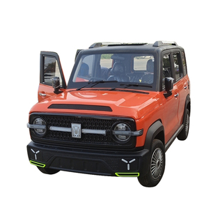 EU <b>Cheap</b> Automatic China-Made 4 Wheel Pickup Car RWD 5 Seats Lithium Battery Leather Seats <b>Light</b> Color Single Metal Roof - Product Image 1