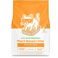 Litière pour chat biodégradable non traçable à base de manioc, ultra-fine, douce pour les pattes, forte absorption des odeurs et désodorisante