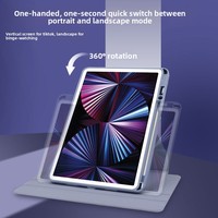Pour tablette MatePad 11, nouvelle coque en silicone acrylique 2022 avec rotation à 360 degrés et emplacement pour stylet