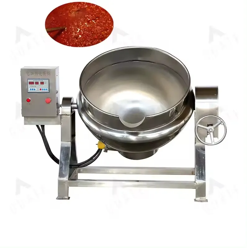 Industrial Vacuum Jacketed Kettle/steam Cooker/jacketed Pot With Agitation Corn Sirup Sugar Syrup Mixing Kettle Cooking Kettle
