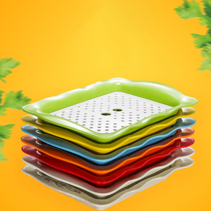 Plato de servicio de bola de masa hervida de plástico de melamina para restaurante - Product Image 6