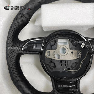 Audis พวงมาลัยหนังแบบเจาะรูสำหรับ audis A3 A5 A6 A6L <span class=keywords><strong>A4</strong></span> <span class=keywords><strong>B9</strong></span> A4L C8 Q5 Q7 TT RS3 RS4 RS5 S4รถรวม Q3 - Product Image 4