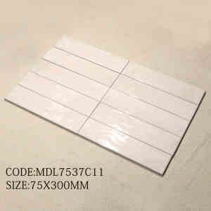 Carreaux en porcelaine de la <span class=keywords><strong>série</strong></span> Clan, design moderne, 75*300MM, carreaux brillants pour sol ou mur, pour salle de bain et cuisine, fabriqués à Foshan - Product Image 4