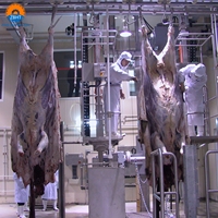 Projet clé en main pour l'équipement d'abattage de bétail avec certification islamique, équipement de transformation de la viande personnalisable