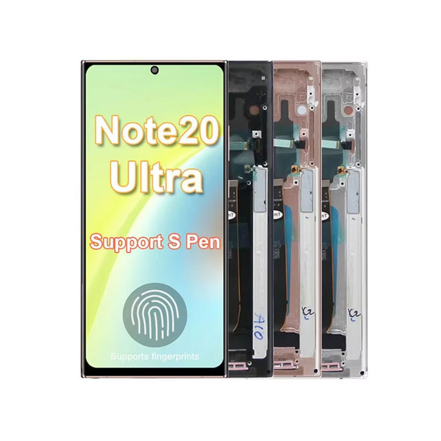 Cell Phone Spare Parts Wholesale Note 20 ultra Display for samsung Lcd Assembly for samsung Note 20 ultra Screen Replacement