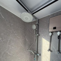 Cabine de repos durable 5 fonctions avec toilettes pour café, cabine de réunion, abri de voiture, poste de garde, cabine téléphonique