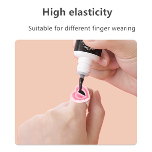 100 pièces/sacs jetable goutte colle anneau tasses maquillage <span class=keywords><strong>Permanent</strong></span> <span class=keywords><strong>cils</strong></span> er collant Extension de <span class=keywords><strong>cils</strong></span> colle en plastique - Product Image 5