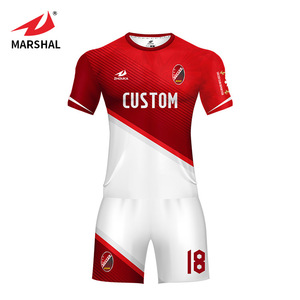 Foreign trade digital printing 100% polyester custom football T shirt for team - Product Image 2