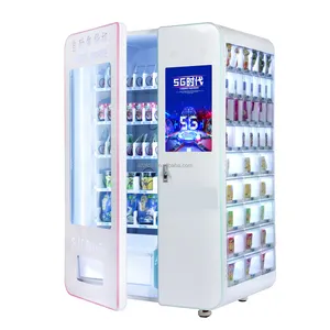Новый самостоятельный робот ресторан гостиничный сервис Холодильный торговый автомат свежих продуктов плюс коробки