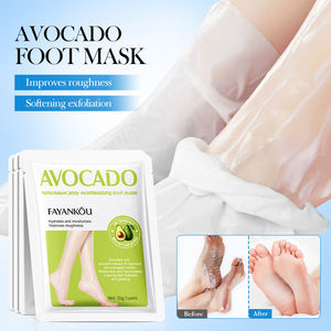 Marque privée FAYANKOU Avocado Petroleum Jelly Masque pour les pieds hydratant Soin des pieds Nourrissant en profondeur Améliore le lissage sec et rugueux - Product Image 1