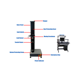 Máquina de Teste de Tração <span class=keywords><strong>Universal</strong></span> Zhongchuang ZCW-W1000N <span class=keywords><strong>1000N</strong></span> para Fraldas de Bebê com Controle Computadorizado Certificada CE ISO - Product Image 1