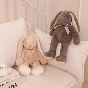 女孩复活节礼物超柔软短毛绒独角兽毛绒玩具 PP 棉填充 30-40 厘米长耳男女通用适合 2 岁以上 - Product Image 3