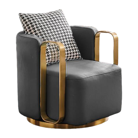 Cuir gris foncé