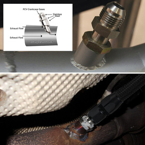 Kit de Conexión de Vacío AN10 de Acero Inoxidable M18X1.5 con Tuerca de Bloqueo para Reparación y Reemplazo del Colector de Admisión - Product Image 4