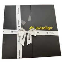 Boîte d'emballage d'aligneurs de retenue de laboratoire dentaire pour prothèses dentaires en carton orthodontique transparent avec logo personnalisé pour aligneurs dentaires