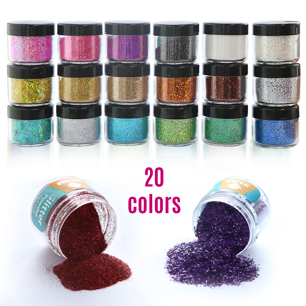 Оптовая продажа с завода OEM, частная торговая марка, индивидуальный цветной логотип, блестящий порошок, свободный Алмазный голографический блеск для ногтей, порошок, пигмент