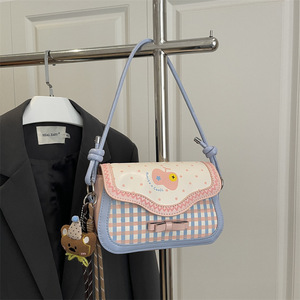 Bolso <span class=keywords><strong>de</strong></span> Hombro Elegante y Moderno con Diseño a Cuadros, Bolso <span class=keywords><strong>de</strong></span> Mano Casual y Encantador <span class=keywords><strong>para</strong></span> Mujer, <span class=keywords><strong>para</strong></span> Uso Diario - Product Image 6