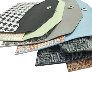 ארנק קצר מינימליסטי רטרו נגד גניבה ותיק קוסמטיקה עם בטנת עור PU בדוגמת סוכריות, מעטפת כסף רב פעמית - Product Image 2