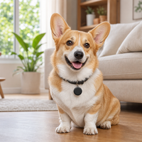 Traceur Bluetooth pour animaux de compagnie, étanche IP67, pour chien, chat, chiot, chaton, anti-perte bidirectionnel, localisateur intelligent, collier, chercheur d'objets pour iOS