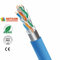 Cable de Red CAT6E FTP de Alta Calidad, Cobre Puro, para Uso en Computadoras, con OEM/ODM
