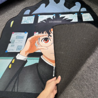 Karpet Karakter DAN DA DAN Custom dengan Logo, Keset Buatan Tangan, Potongan Presisi, Lembut, Bulu Halus, Karpet Anime 3D