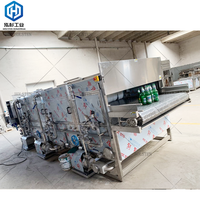 Pasteurisateur de type tunnel à commande PLC 6000 BPH, homologué CE, fournisseur d'usine, pour bouteilles de bière