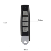 Télécommande universelle de copie à 4 boutons DC 12V pour porte de garage électrique, éclairage, maison intelligente, télécommande sans fil clonable