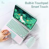 iPad Air 4 10.2/8 Kablosuz Tam Boy Klavye Koruyucu Makas Mekanizmalı USB Type-C 78 Tuşlu IOS Destekli PU Malzeme 150mAh
