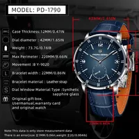 Montre mécanique de mode pour homme V2 PAGANI DESIGN PD-1790, nouvelle montre automatique pour homme de 42 mm, verre saphir, étanche