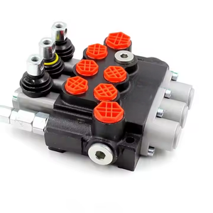 วาล์วควบคุมทิศทางไฮดรอลิกแบบแมนนวล3แกน P40 P40วาล์วทิศทางแบบโมโนบล็อคแบบแมนนวล3แกน - Product Image 3