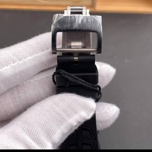 New Luxury 3501NTPT Carbon Fiber Integrated Movement Tonneau-shaped Men's Business Sports Diving <b>Mechanical</b> <b>Watch</b> 20mm Band - Product Image 6