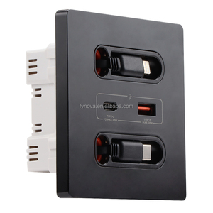 Panel de interruptor de carga rápida, enchufe de pared USB de 86 tipos y 20W, compatible con Android, <span class=keywords><strong>Apple</strong></span> 2, cable de datos tipo C para interruptor de teléfonos móviles - Product Image 6